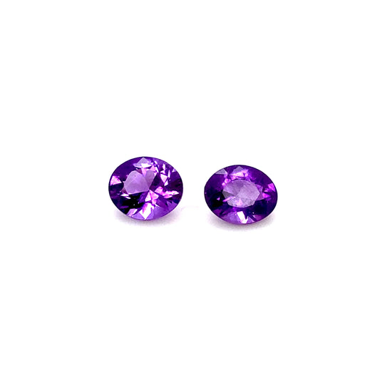 1.8 CT Amethyst Pair