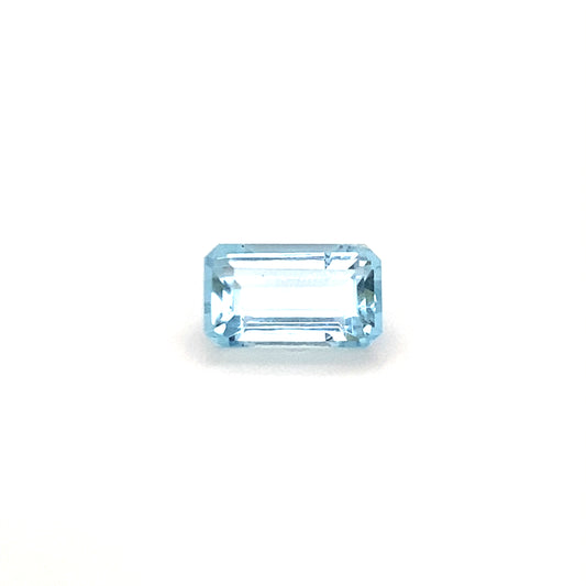 1.29 CT Emerald Cut Aquamarine