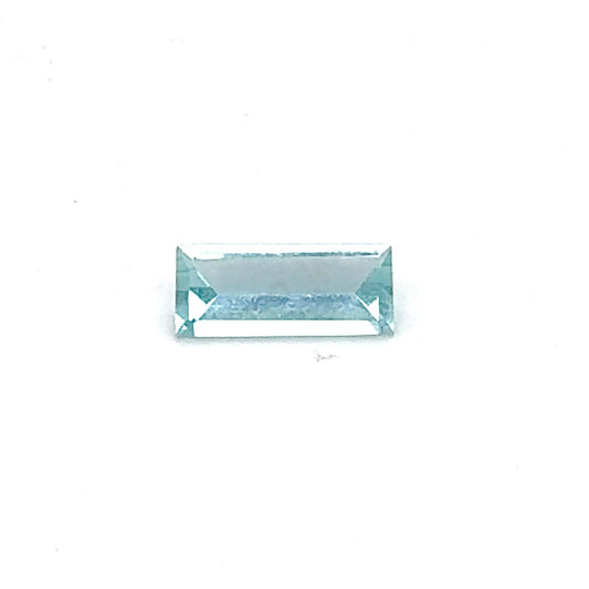 Elongated Mirror Cut 2.85 CT Aquamarine