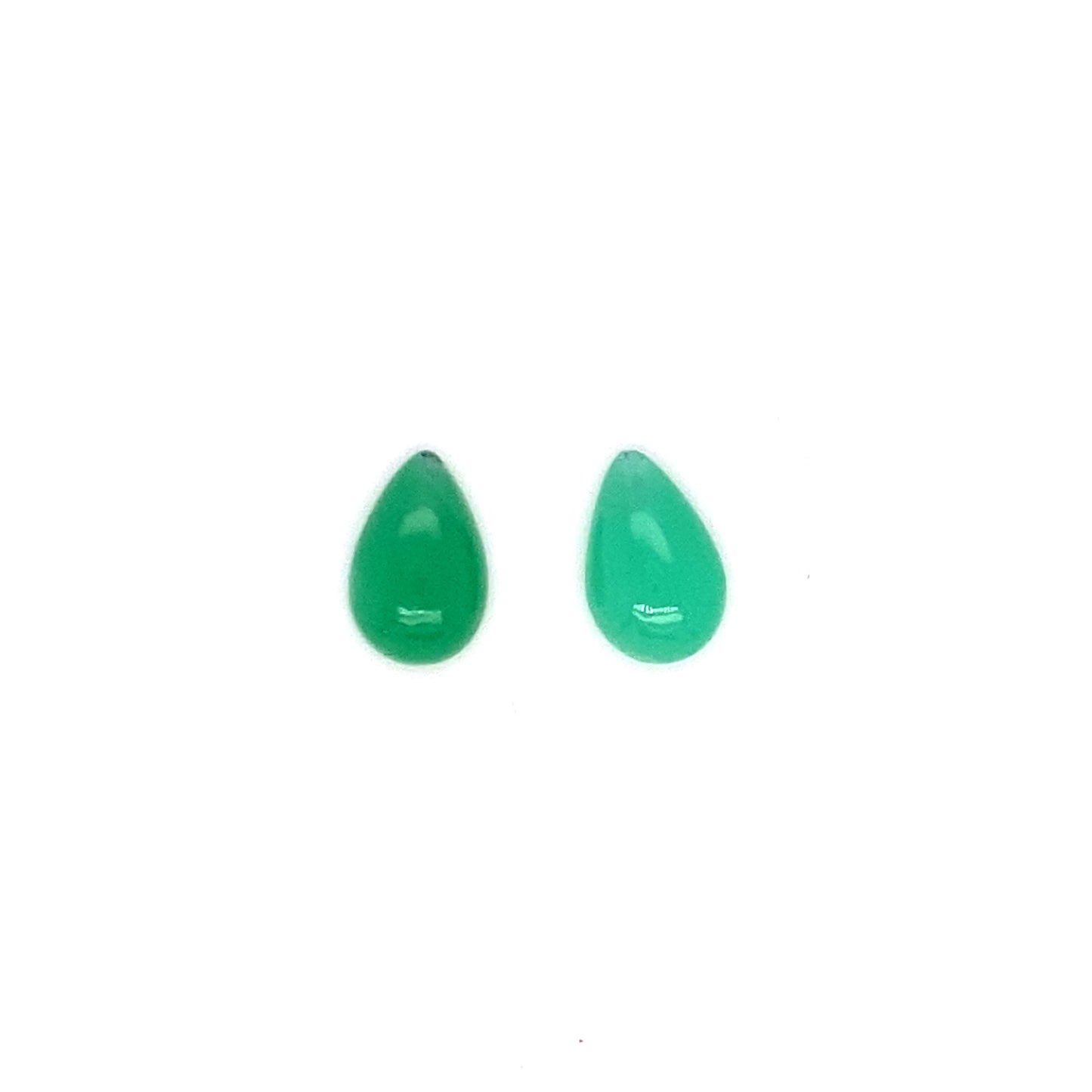 Chrysoprase Drop Pair