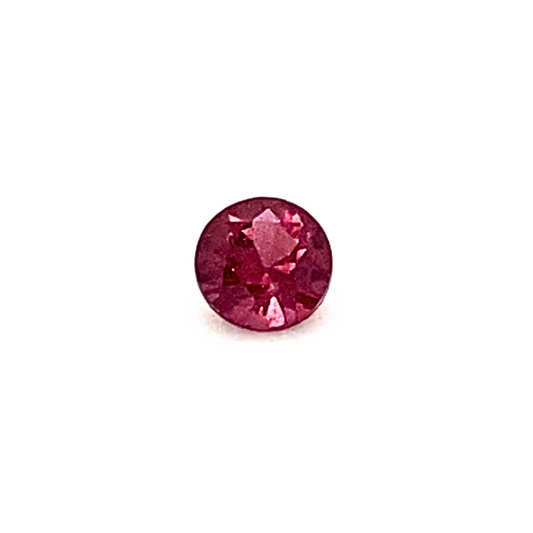 0.62 CT Round Rhodolite