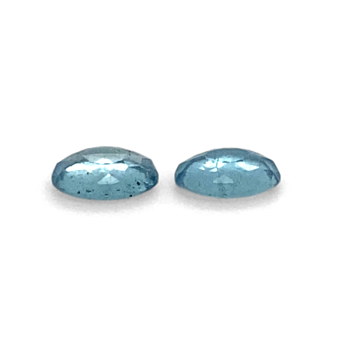 Aquamarine 2.05 tcw Oval Pair