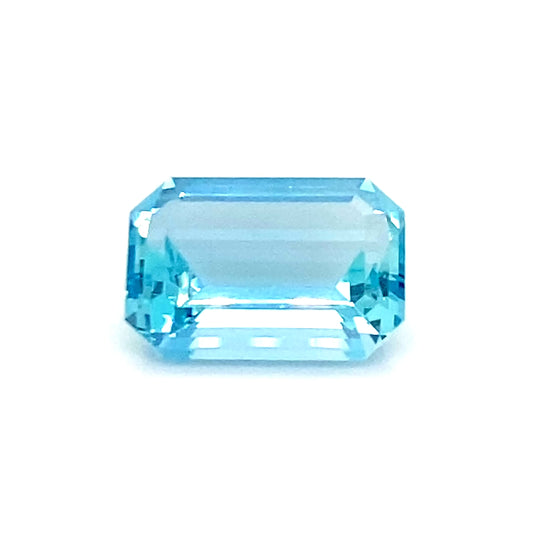 12.32 CT Emerald Cut Aquamarine